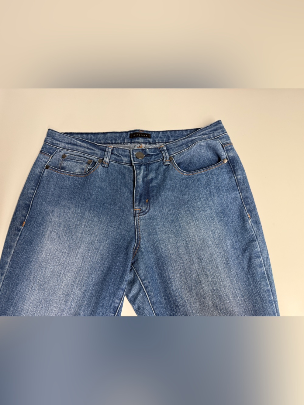 Metaphor High-Rise Blue Denim Jeans